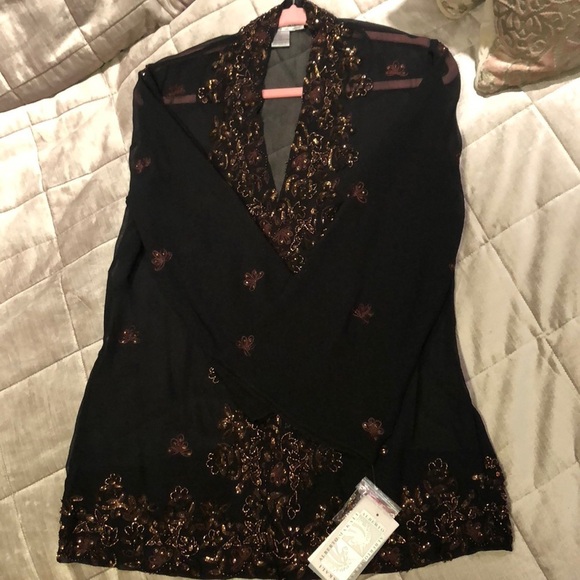 Alberto MAKALI Sheer Sequin Jacket NWOTS - Picture 5 of 8